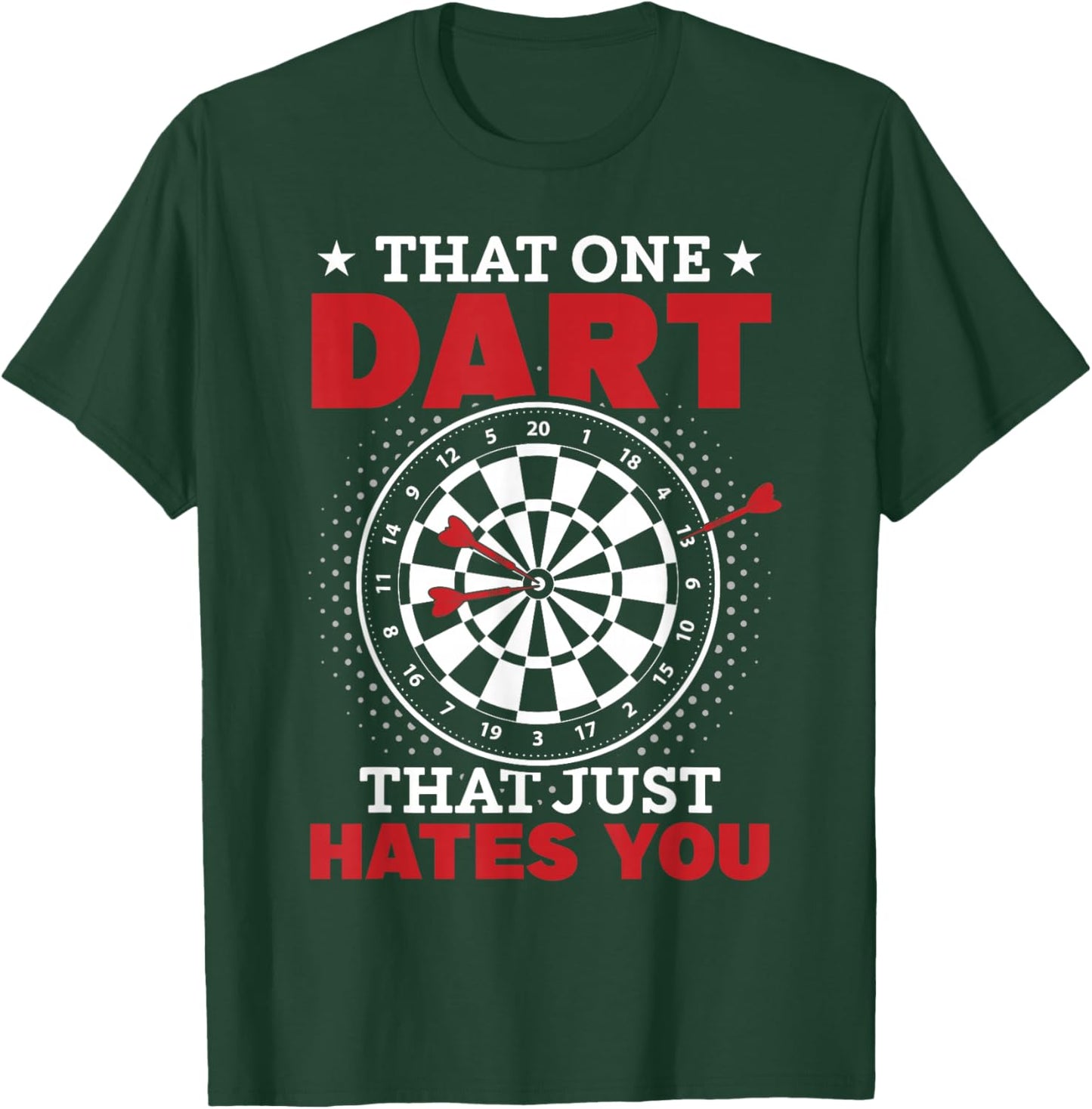 Funny Darts Problems Dartboard fun T-Shirt - T-Shirt | Forest