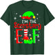 I'm The Secretary ELF Funny Christmas Elf Matching Family T-Shirt - T-Shirt | Forest