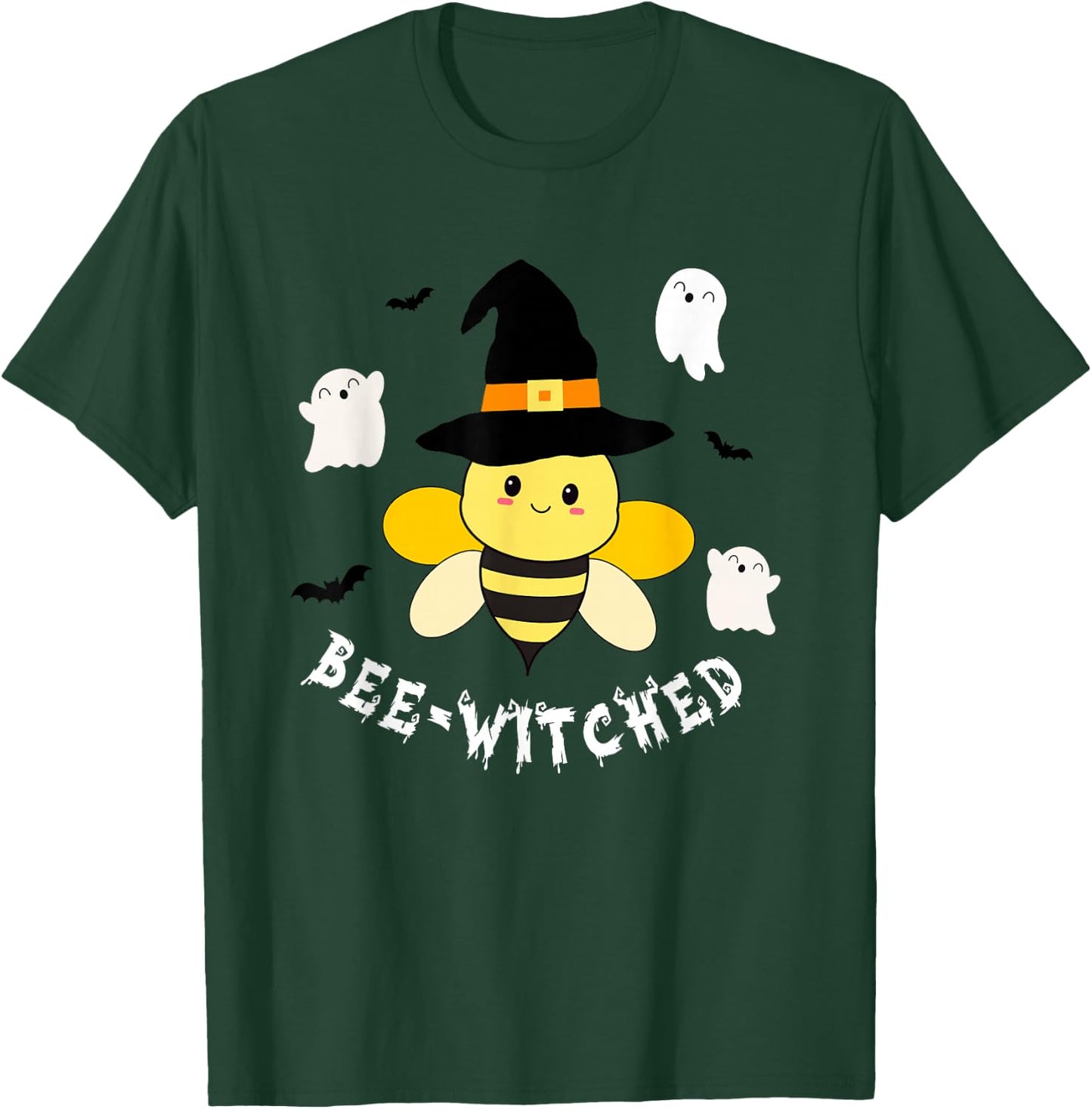 Cute beekeeper halloween costume funny bee pun bee-witched T-Shirt - T-Shirt | Forest