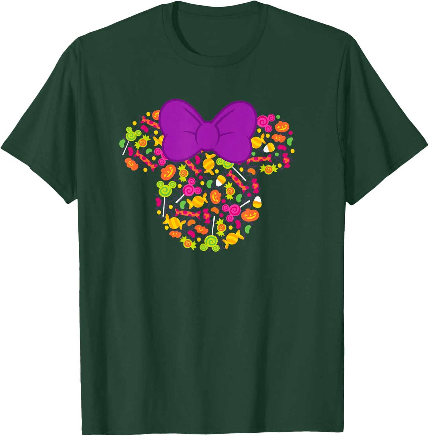 Disney Minnie Mouse Icon Candy Halloween Small T-Shirt - T-Shirt | Forest
