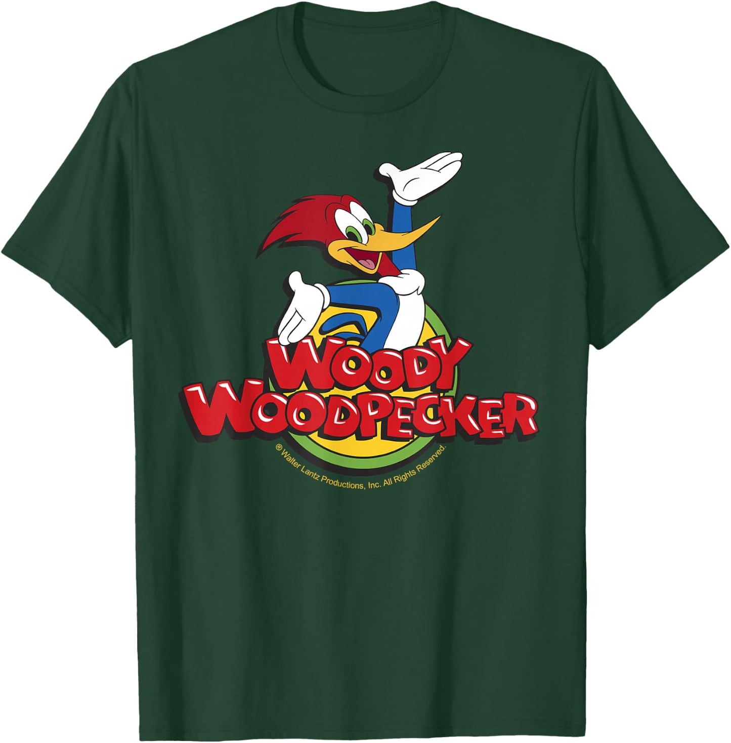 Woody Woodpecker Classic Logo T-Shirt - T-Shirt | Forest