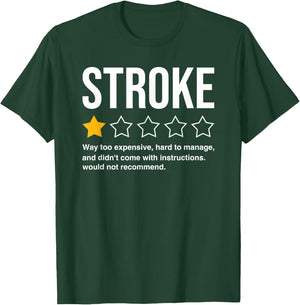 Stroke Survivor Heart Disease Warrior Fighter Cardiac Arrest T-Shirt - T-Shirt | Forest