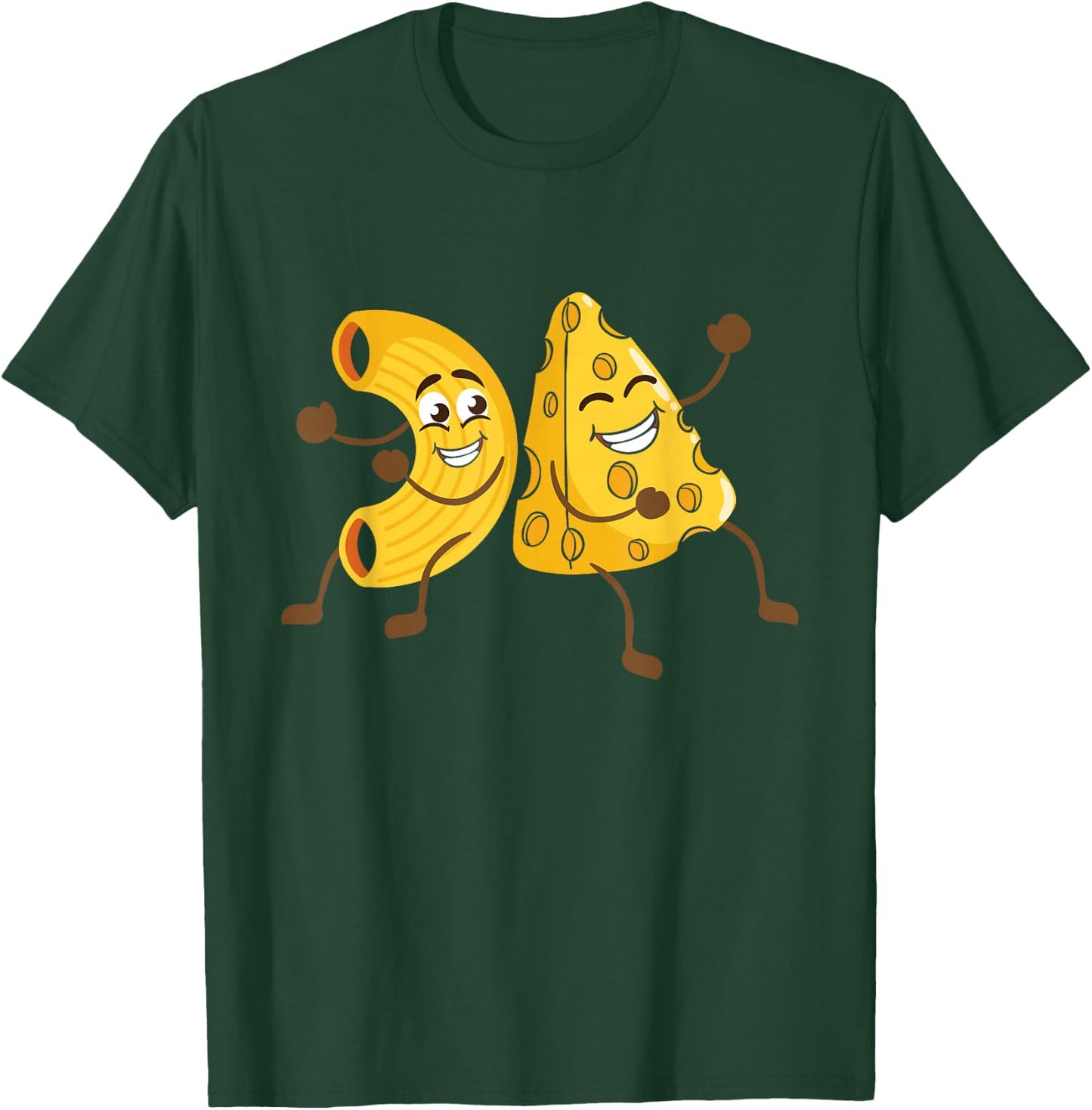 Funny Mac & Cheese - Cheesy Macaroni Restaurant Food Lover T-Shirt - T-Shirt | Forest