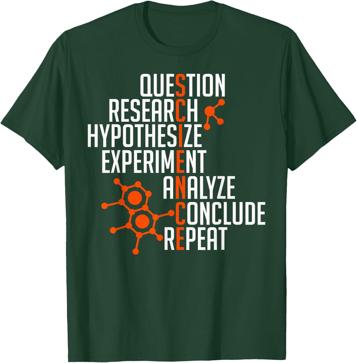 Scientific Method Crossword Shirt T-Shirt - T-Shirt | Forest