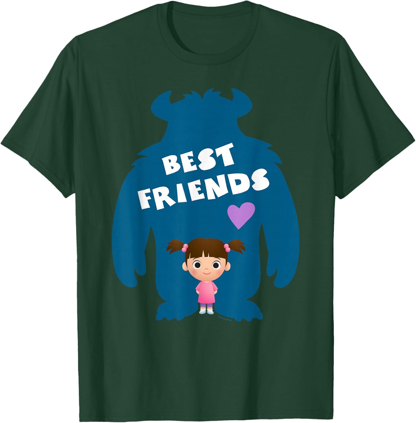Disney and Pixar’s Monsters Inc Sulley and Boo Best Friends T-Shirt - T-Shirt | Forest