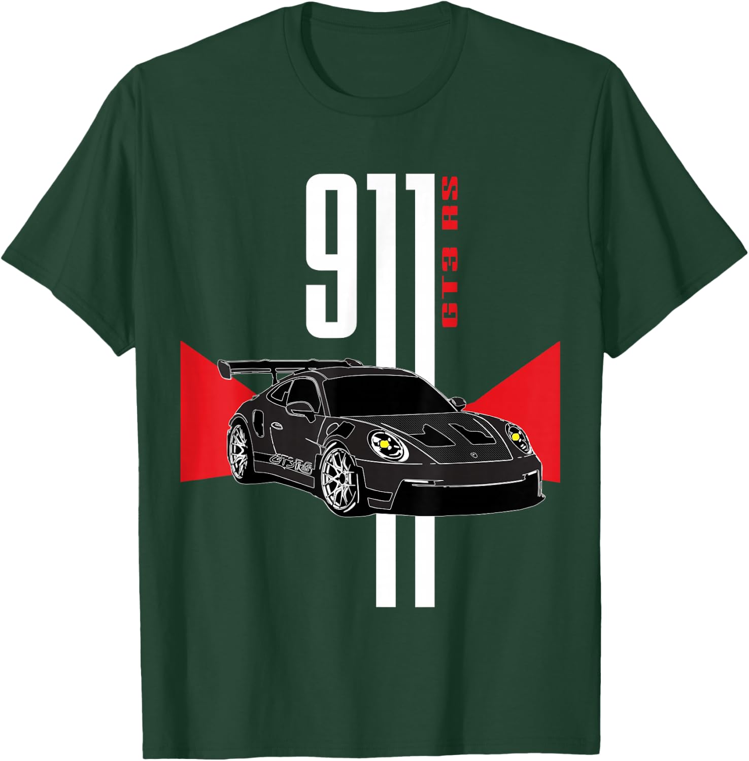 I Love Racecars Iconic 911 GT3 RS Mechanic Garage Meme Coin T-Shirt - T-Shirt | Forest