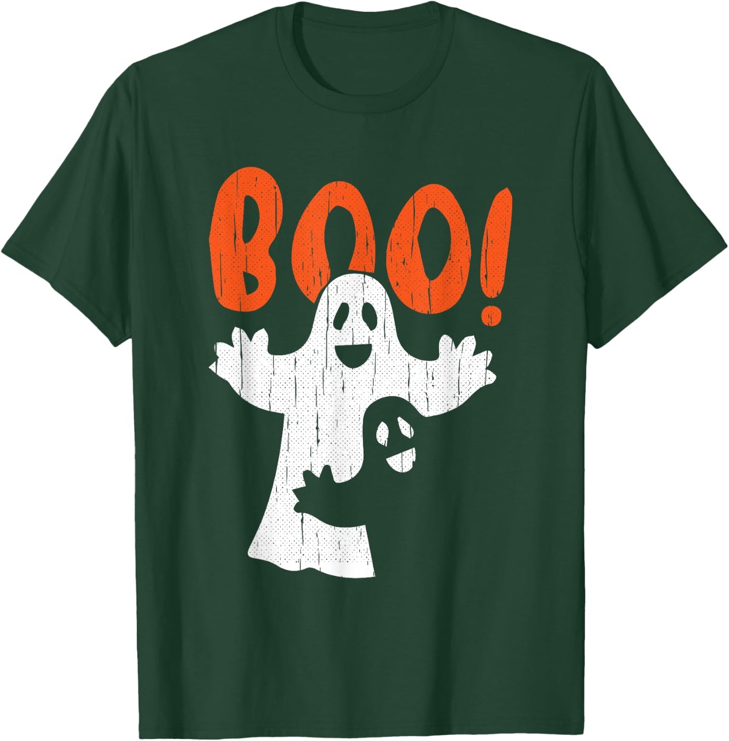 Ghost Boo Lazy Halloween Costume Funny Spirit Ghoul T-Shirt - T-Shirt | Forest