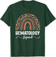 Hematology Squad, Leopard Rainbow Hematology Nurse Team T-Shirt - T-Shirt | Forest