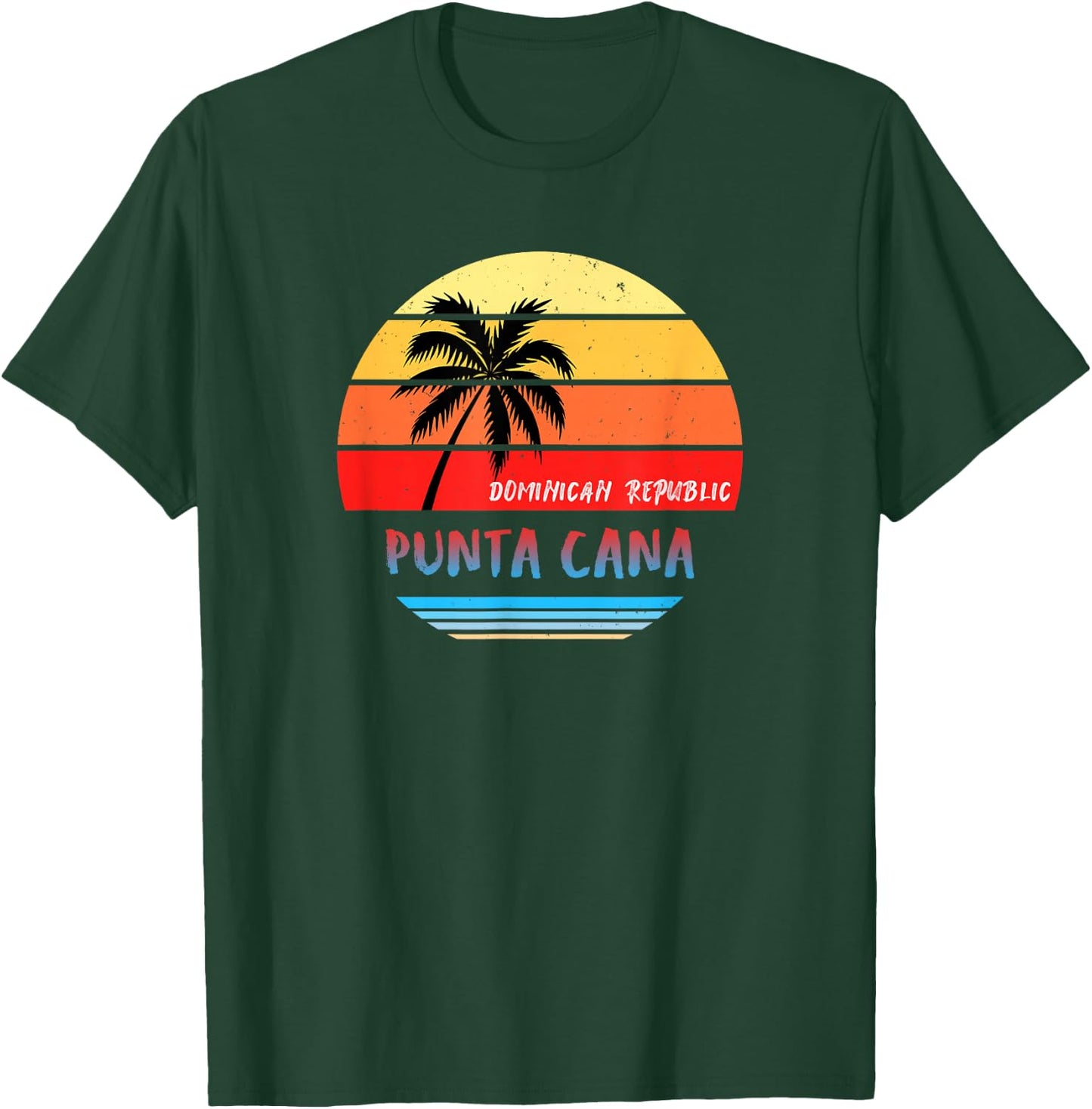 Punta Cana Shirt | Punta Cana Dominican Republic T-Shirt - T-Shirt | Forest