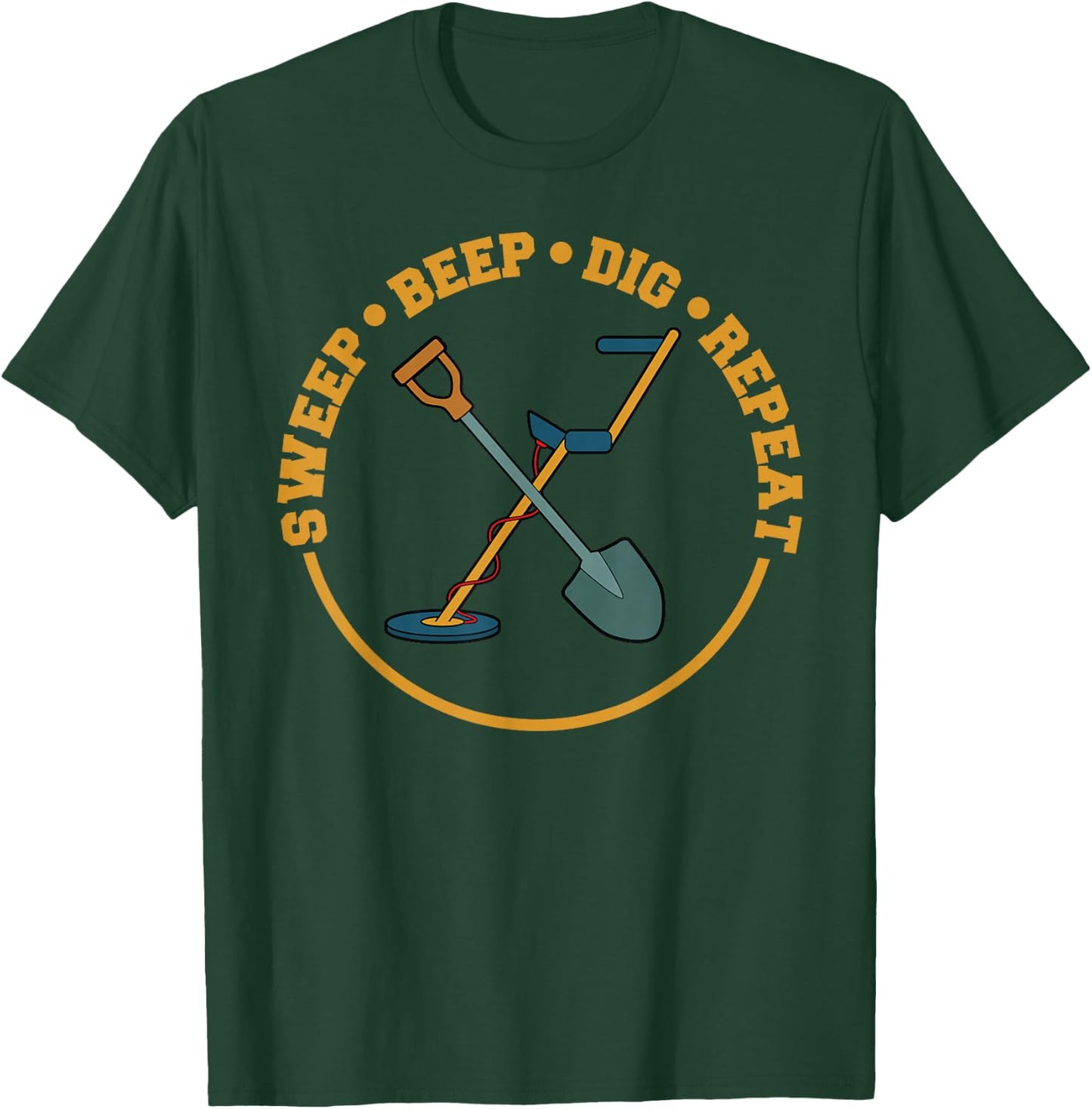 Metal Detection and Treasure Hunt. T-Shirt - T-Shirt | Forest