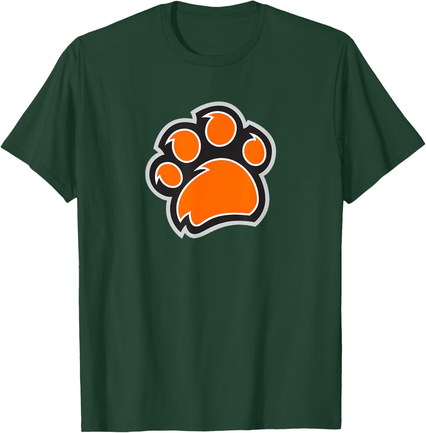 Rochester Institute of Technology Tigers Paw Logo T-Shirt - T-Shirt | Forest