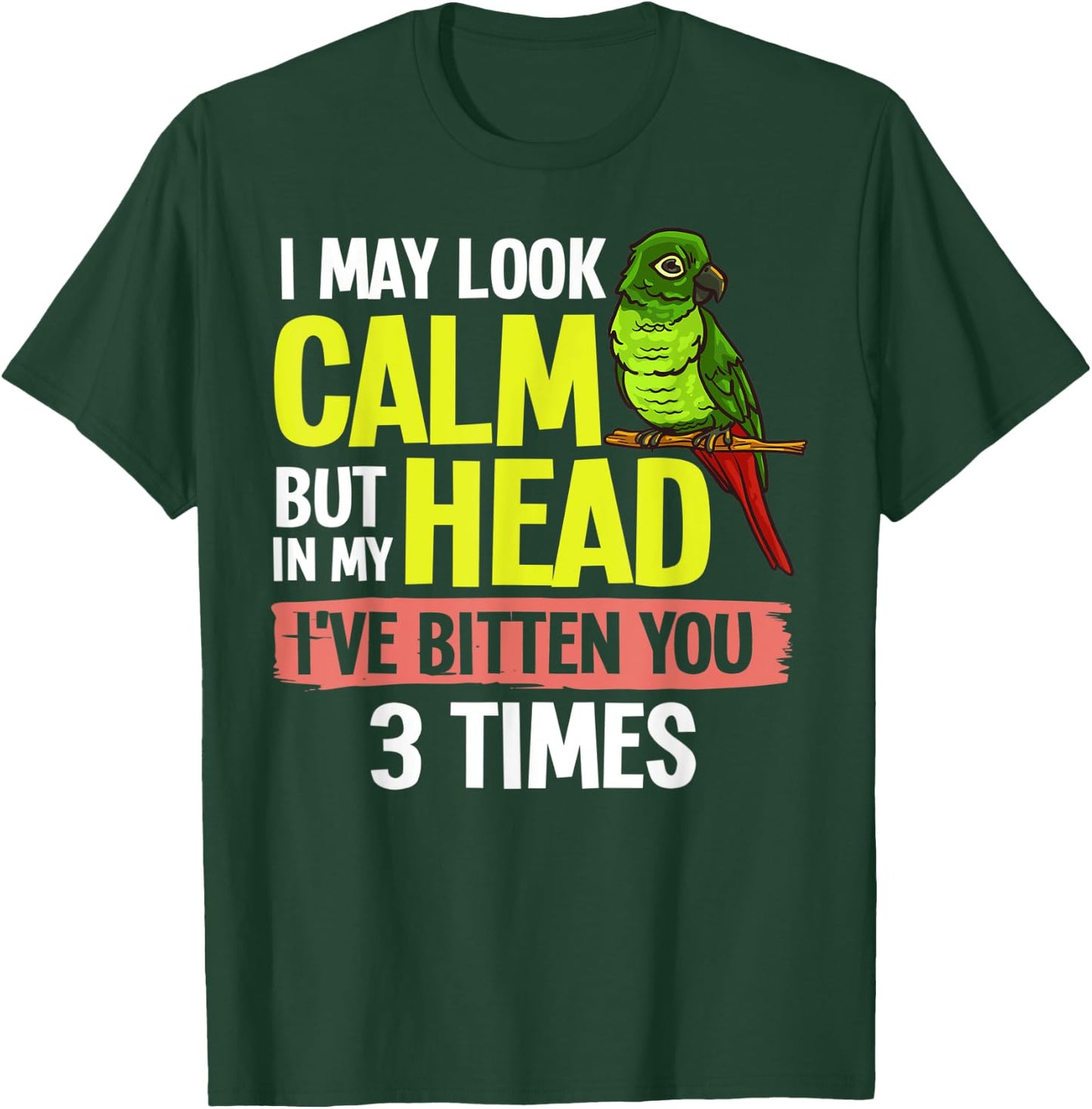 Green Cheeked Conure Cheek Bird T-Shirt - T-Shirt | Forest