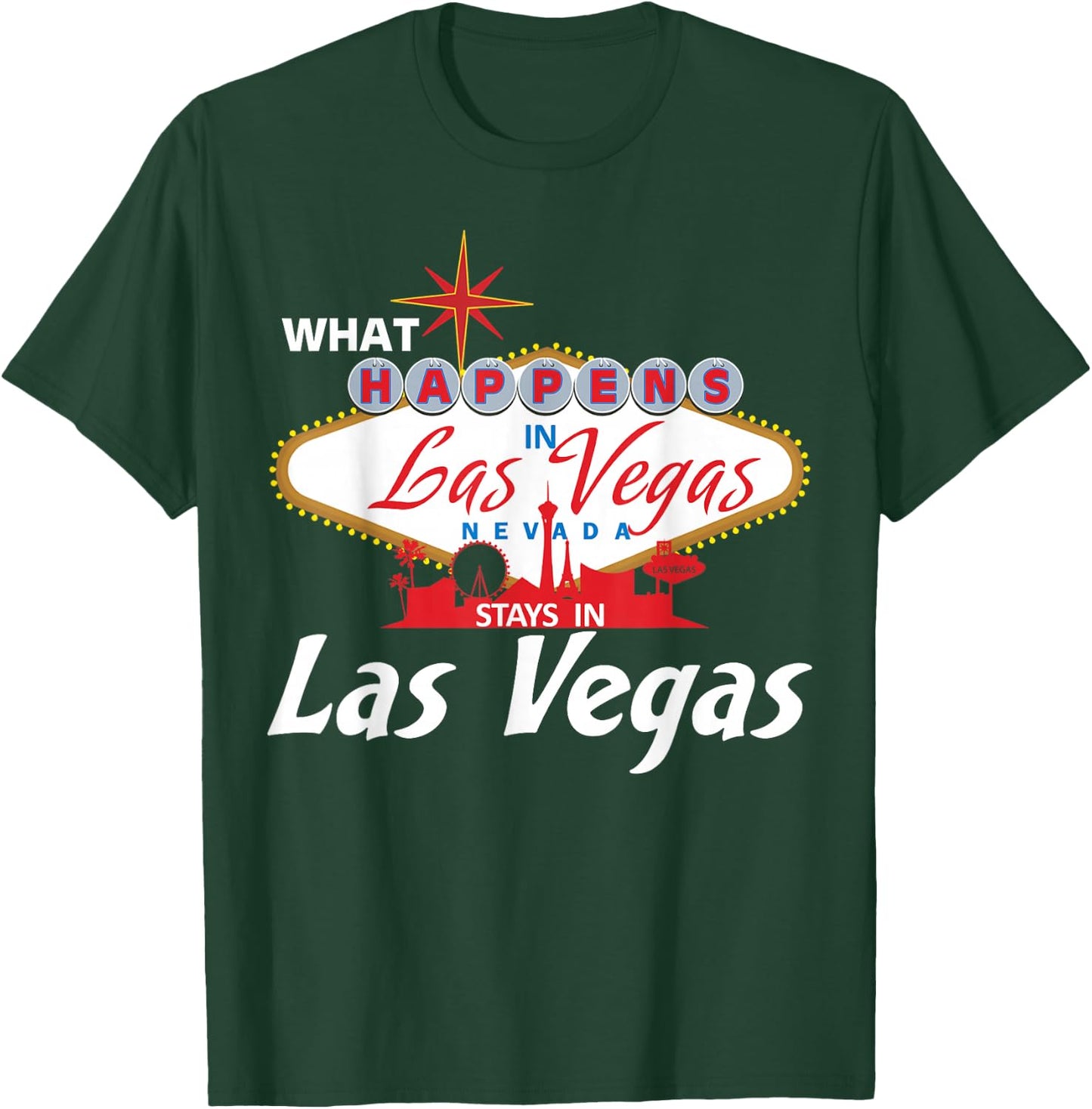 New LAS VEGAS Love T shirt for Holidays in Vegas T-Shirt - T-Shirt | Forest