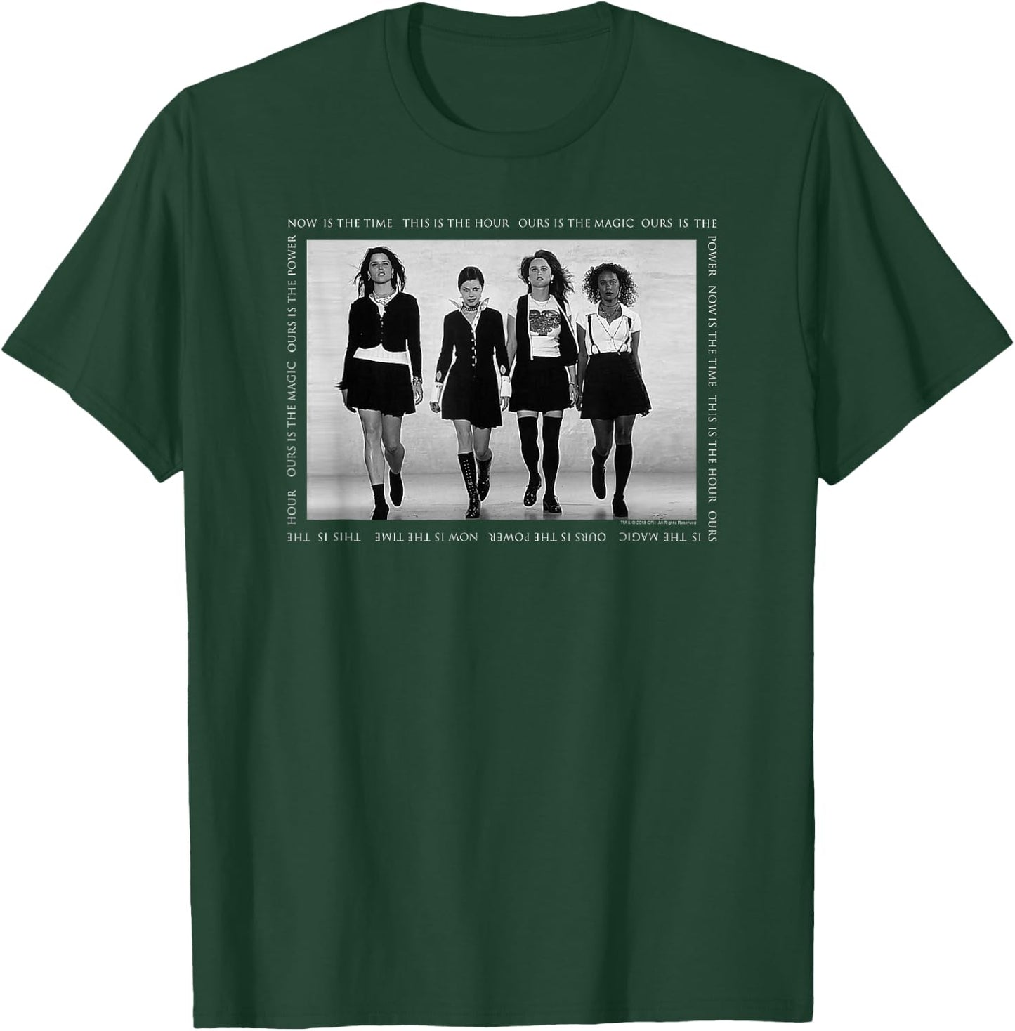 The Craft Now is the Time Square Text T-Shirt - T-Shirt | Forest