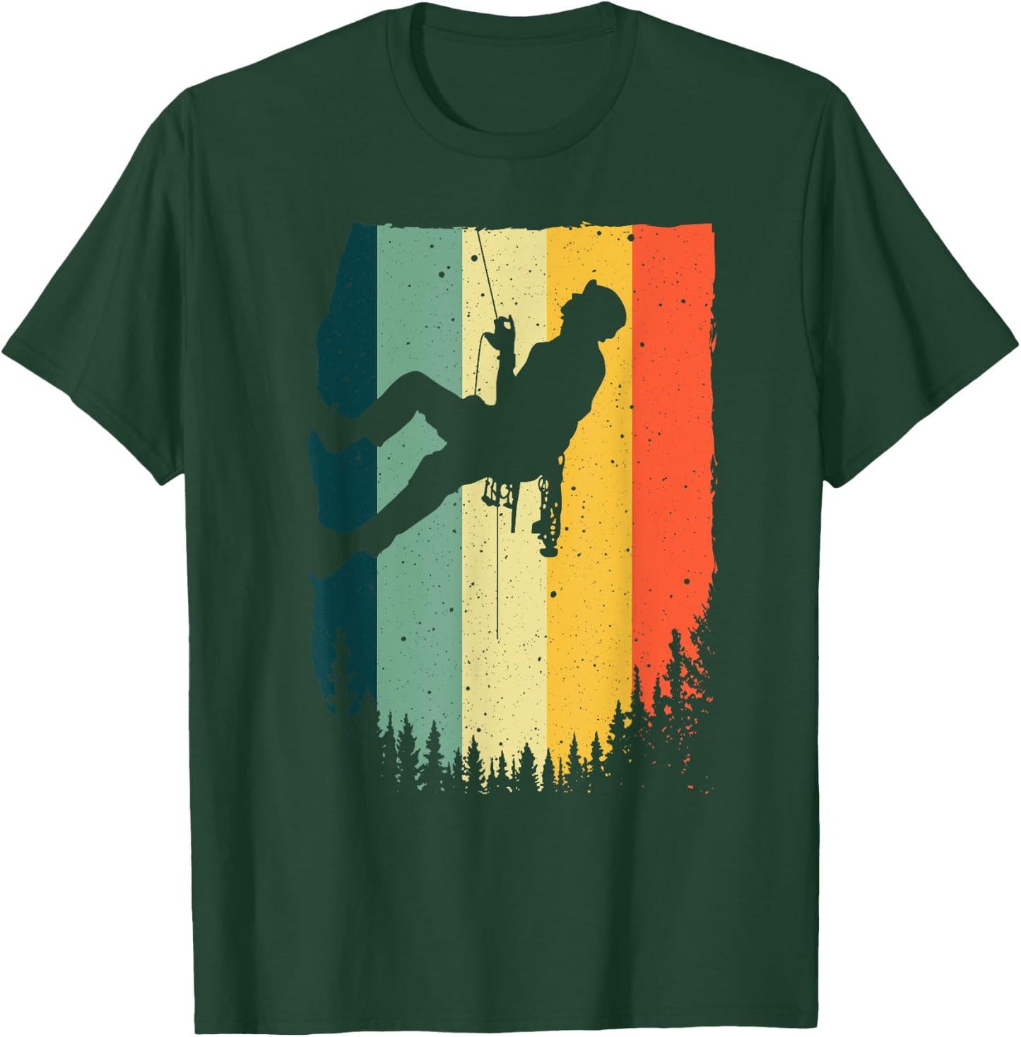 Cool Rock Climbing Women Mountain Climber bouldering T-Shirt - T-Shirt | Forest