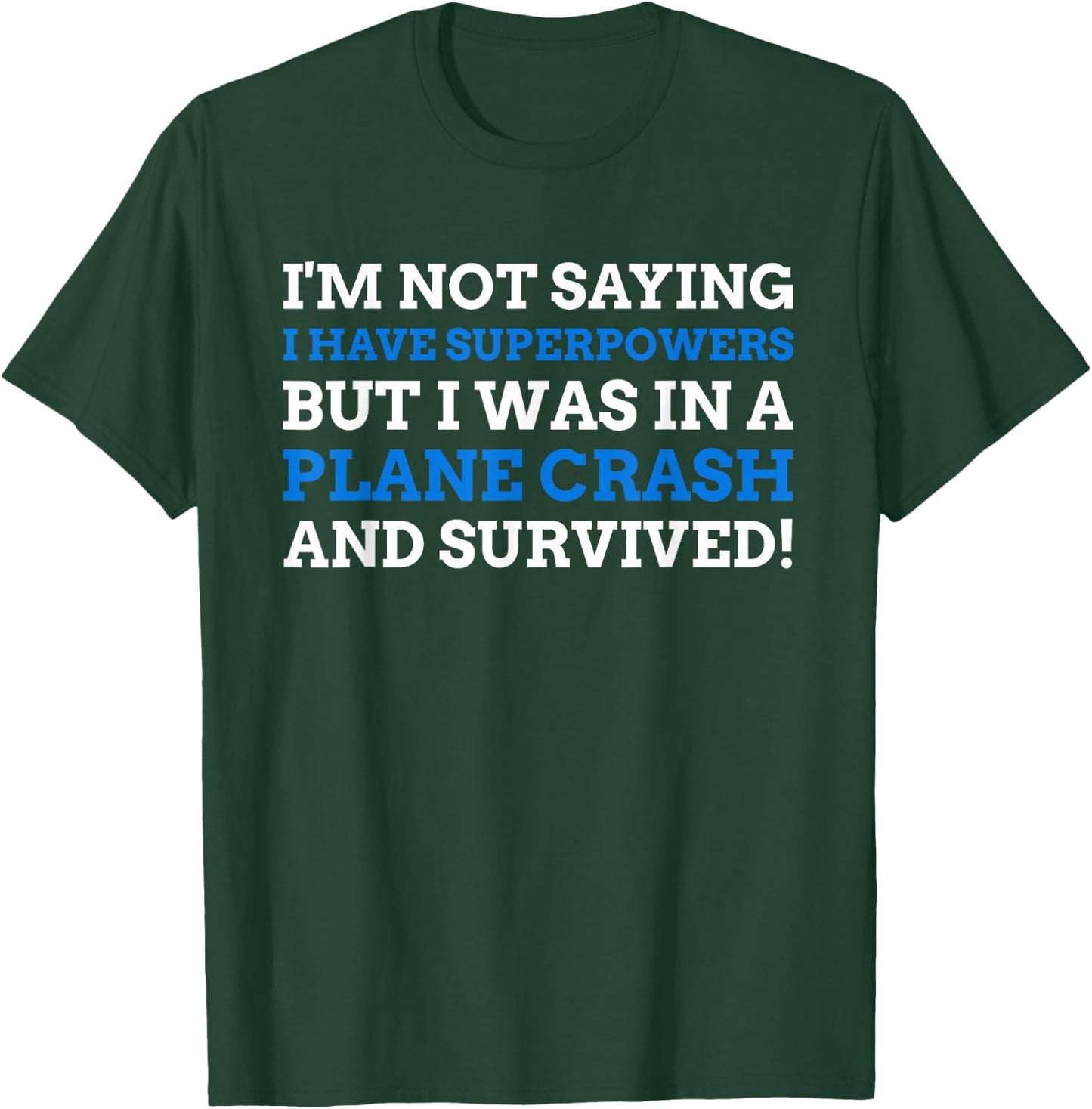 Humours Pilot Gift ideas Funny Plane Crash T-Shirt - T-Shirt | Forest