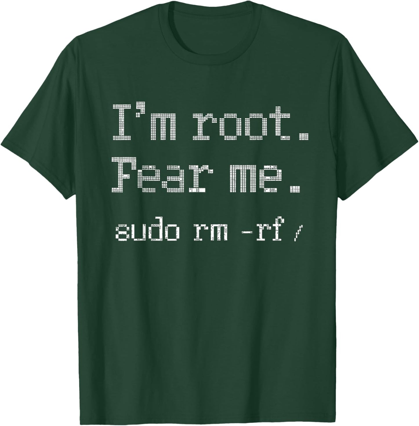 UNIX Command Sudo Stuff for Programmer Coder Developer Linux T-Shirt - T-Shirt | Forest