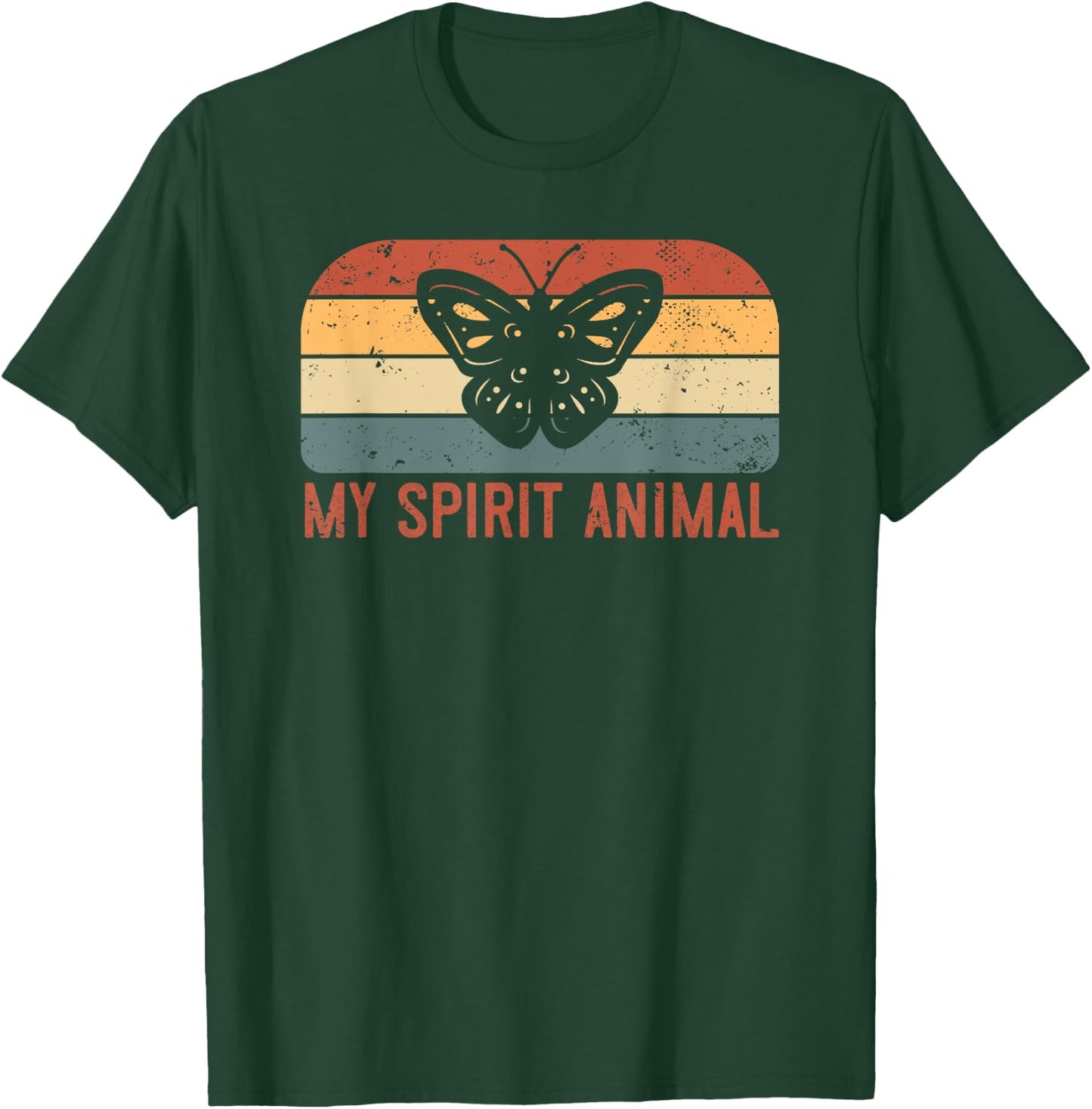 My Spirit Animal Is A Butterfly T-Shirt - T-Shirt | Forest