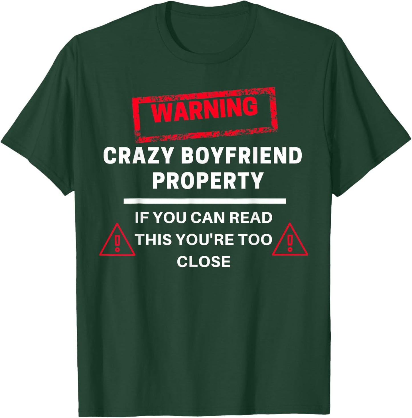 Sorry i'm Taken from a Crazy Friend Girlfriend T-Shirt - T-Shirt | Forest