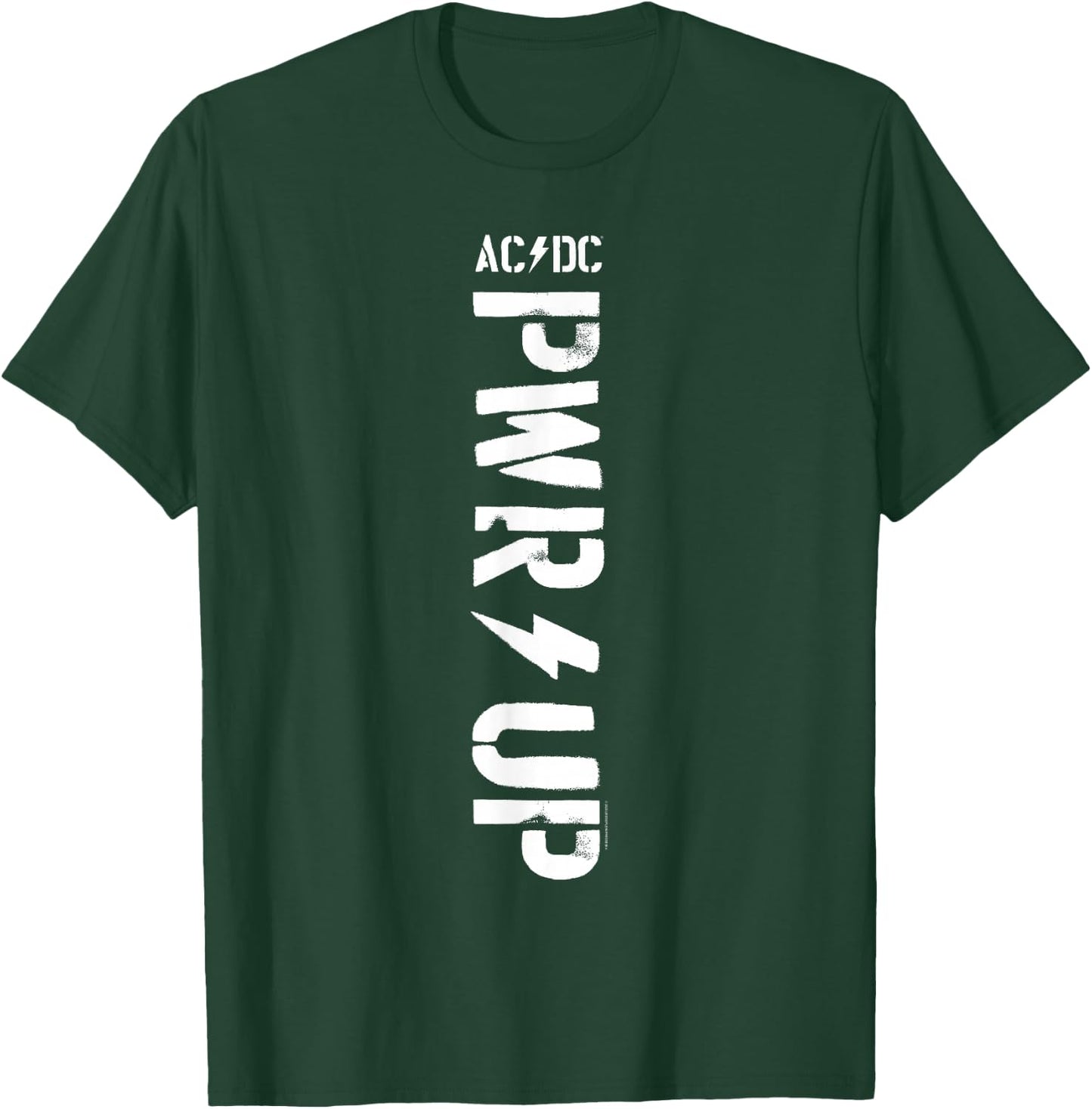 Ac/dc - Pwr Up T-Shirt - T-Shirt | Forest