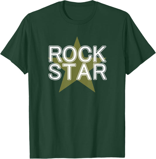 Rock Star Man Or Woman Cool And Stylish Gift T-Shirt - T-Shirt | Forest