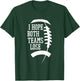 I Hope Both Teams Lose And Sports Fan -Adults, -Kids Black Short Sleeve T-Shirt - T-Shirt | Forest