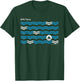 New York City NYC Ferry Waves T-Shirt - T-Shirt | Forest