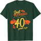 Just Married 40 Years Ago Love Ring Relationship Anniversary T-Shirt - T-Shirt | Forest
