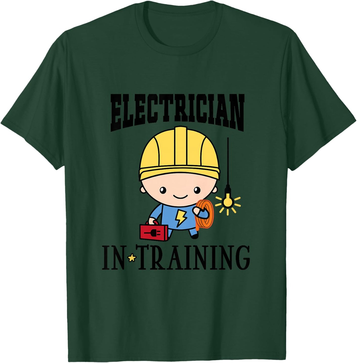 Kids Future Electrician in Training T-Shirt - T-Shirt | Forest