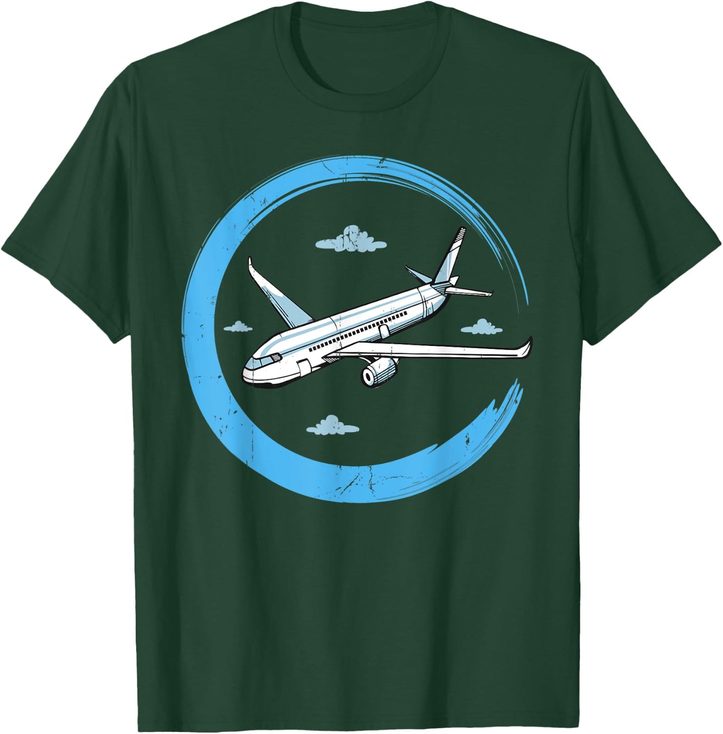 Pilot Aviation Sky Airplane Aircraft Aviatrices Aviator T-Shirt - T-Shirt | Forest