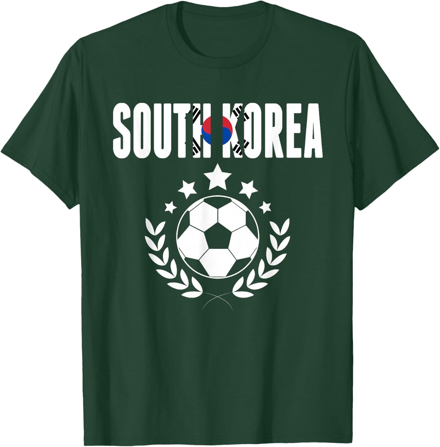South Korea Soccer Fans Jersey - Korean Flag Football Lovers T-Shirt - T-Shirt | Forest