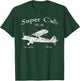 PA-18 Cub Airplane Classic Vintage Aviation Private PIlot T-Shirt - T-Shirt | Forest