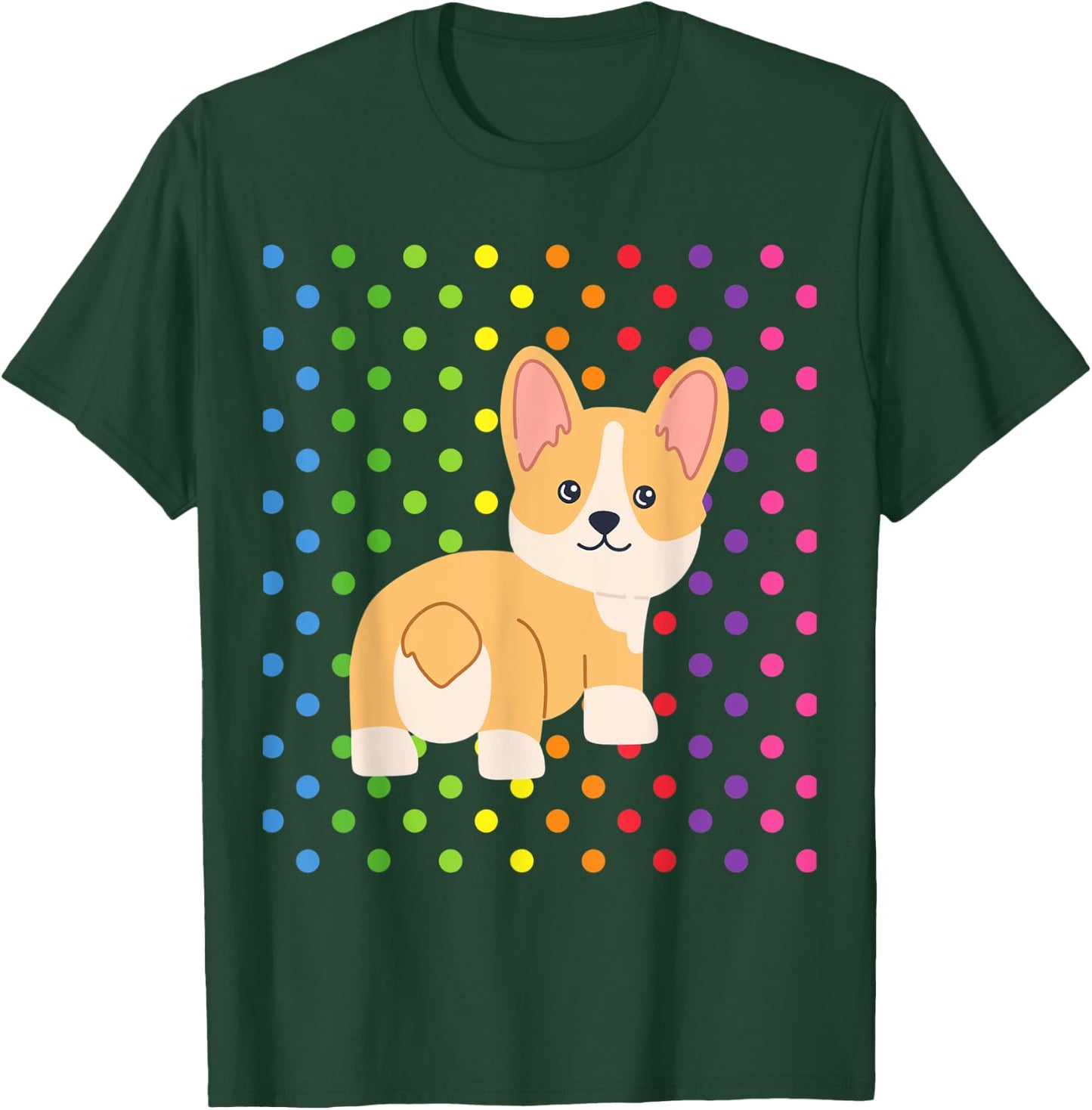 CUTE CORGI Gifts Kawaii Corgi Chibi Corgi Stuff For Girls T-Shirt - T-Shirt | Forest