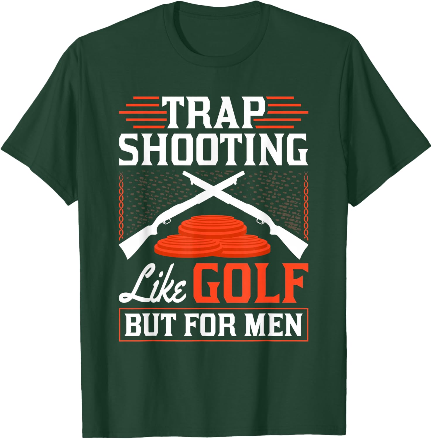 Clay Pigeons Shooting, Skeet Clay Shooting T-Shirt - T-Shirt | Forest