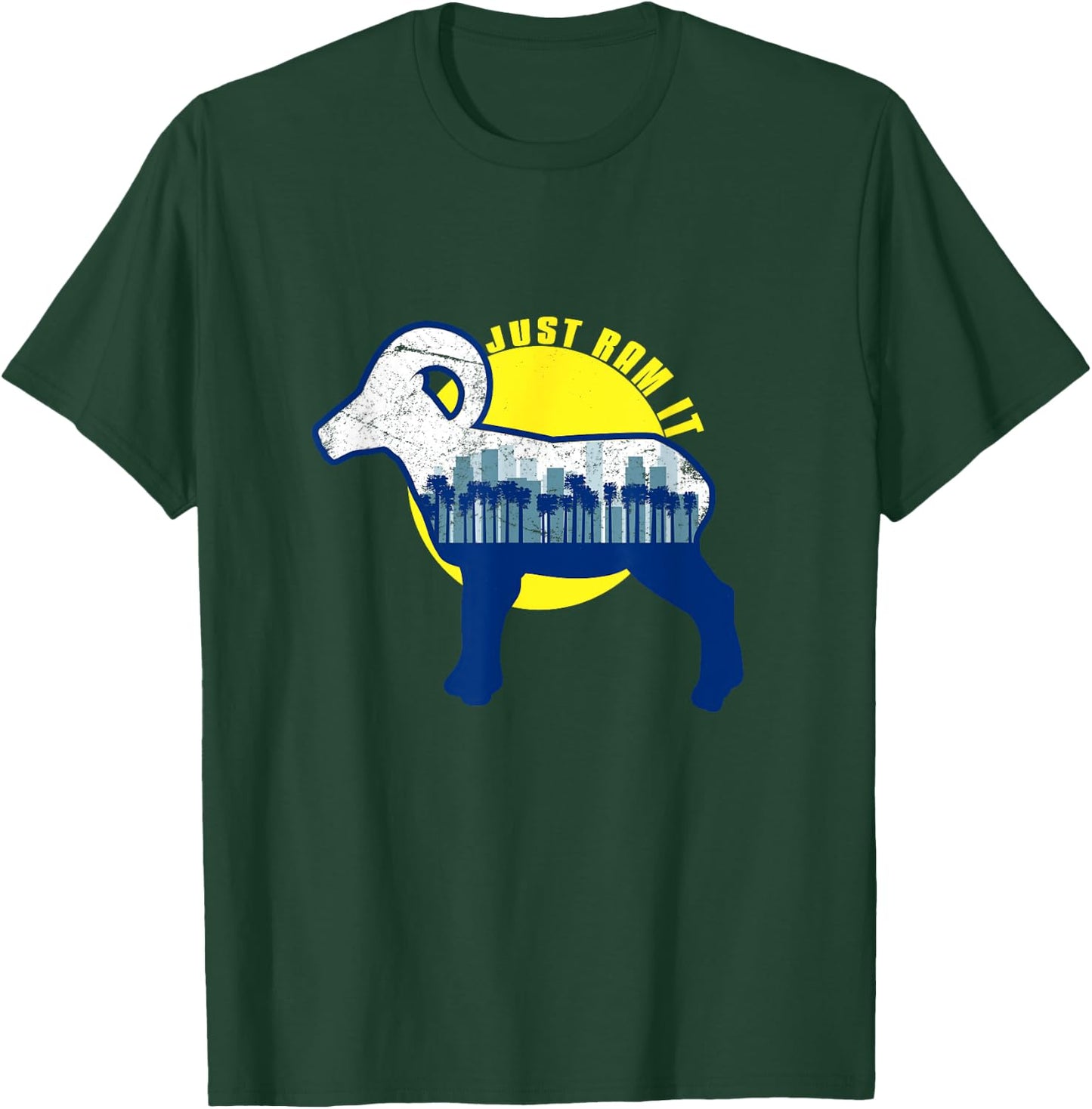 Just Ram it - Funny Rams Scenic T-Shirt - T-Shirt | Forest