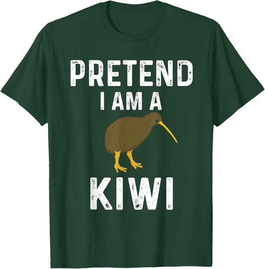 Pretend I Am A Kiwi Bird Costume Funny Kiwis Design T-Shirt - T-Shirt | Forest