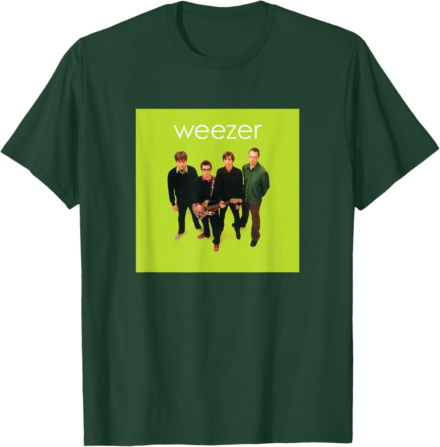Weezer - Green Album Cover T-Shirt - T-Shirt | Forest