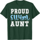 Proud Swim Aunt Swimming Auntie T-Shirt - T-Shirt | Forest