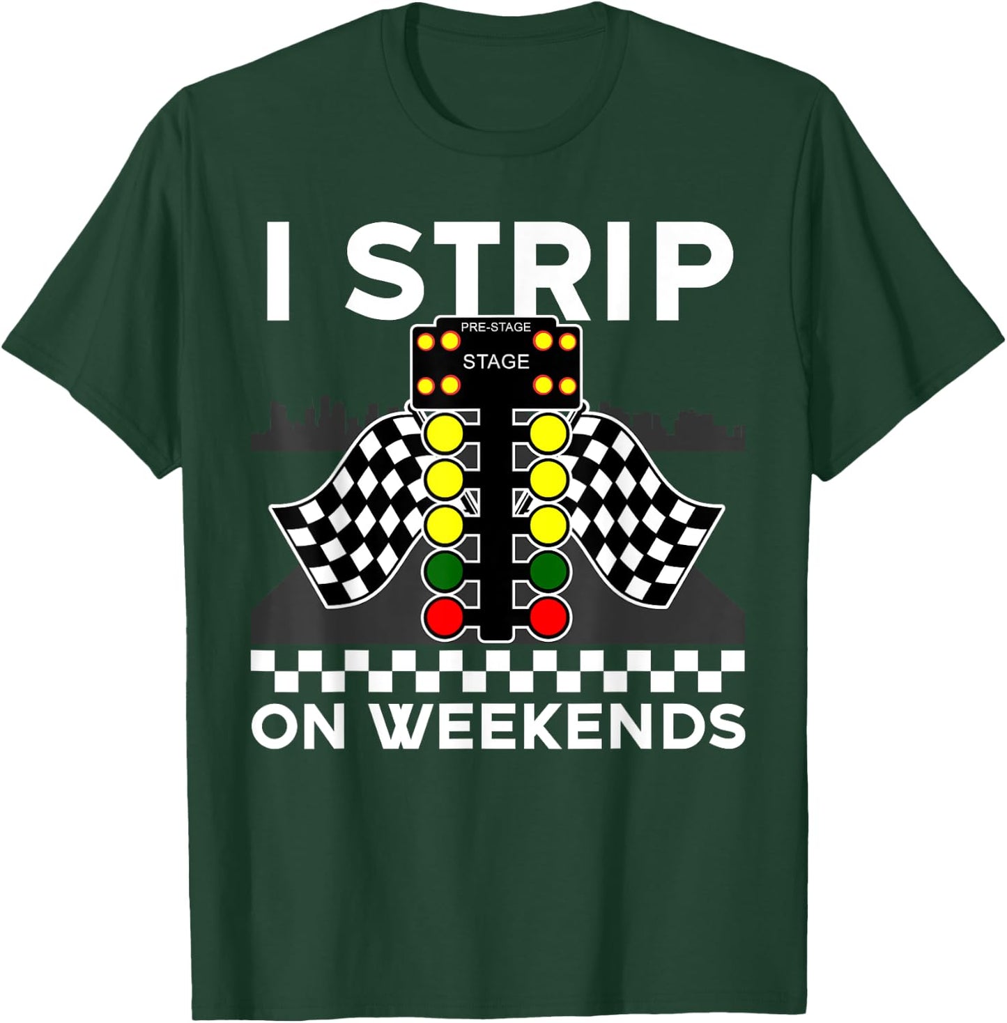 Cool Drag Racing Art Men Women Street Racer Strip Drag Race T-Shirt - T-Shirt | Forest