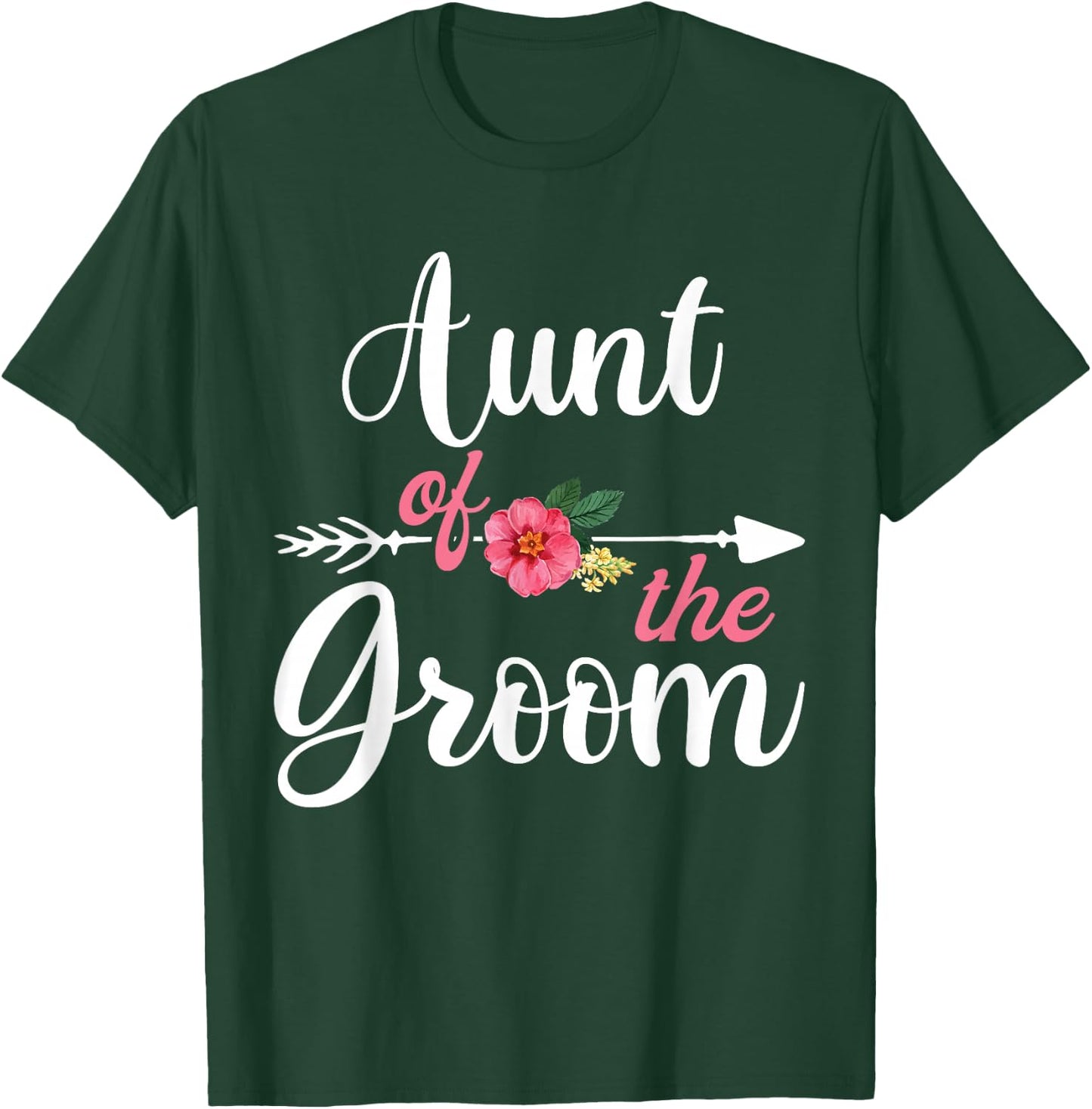 Aunt Of The Groom Shirts , Bachelor Party Aunty T-Shirt - T-Shirt | Forest