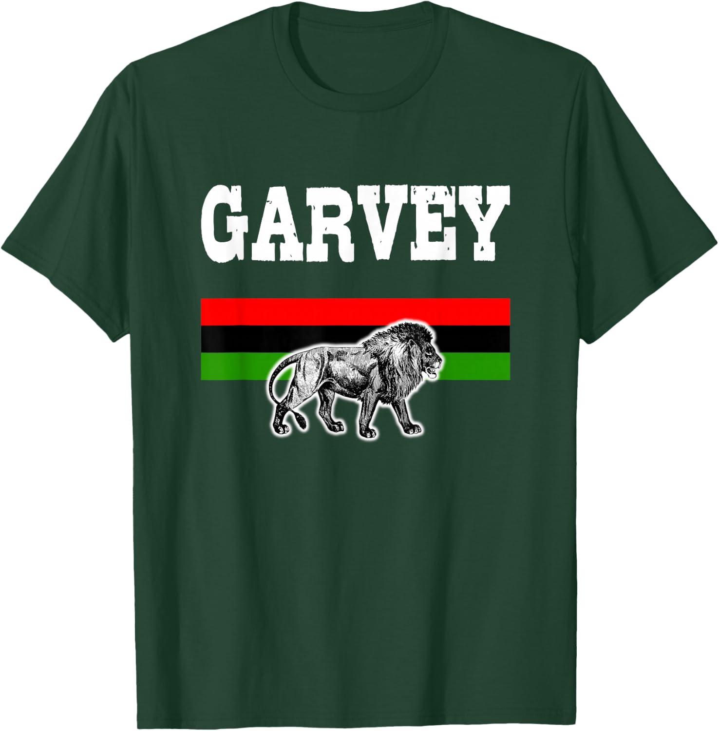Melanin Pride Pan-African Flag Garvey T-Shirt - T-Shirt | Forest
