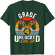Fourth Grade Unlocked Level Up Gamer Vintage Video Game T-Shirt - T-Shirt | Forest
