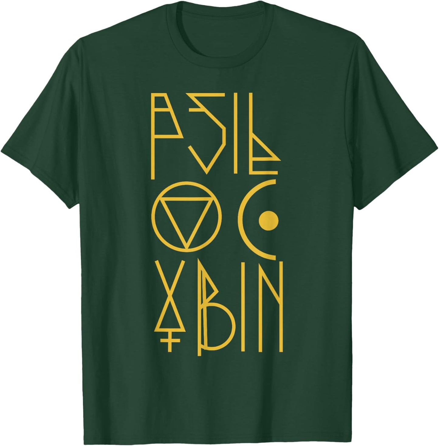 Psychedelic Space Astronaut Psilocybin Molecule Gift T-Shirt - T-Shirt | Forest