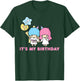 Little Twin Stars Its My Birthday T-Shirt - T-Shirt | Forest