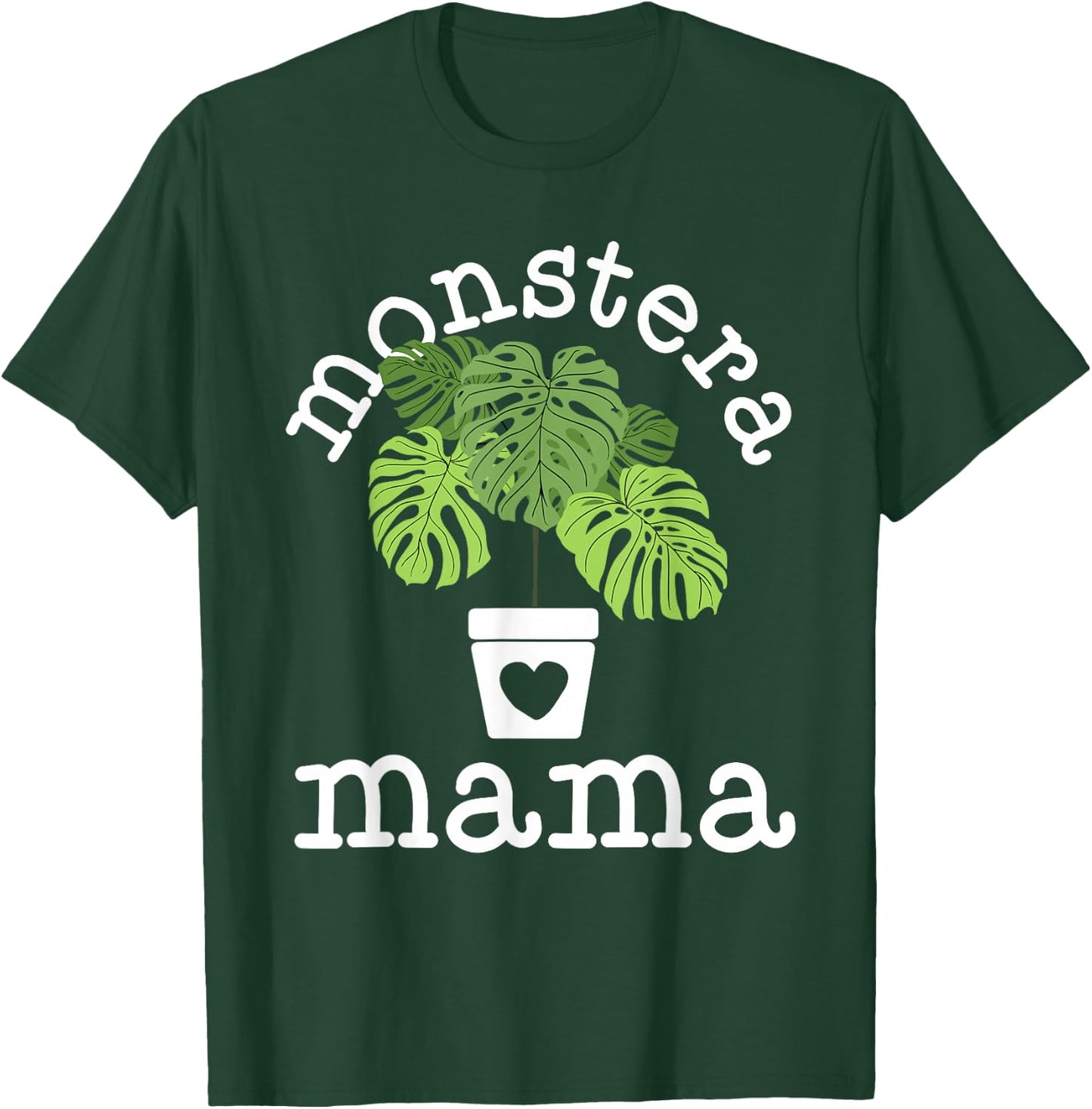 Monstera Plant Mama Shirt Plant Lovers Gift Ideas T-Shirt - T-Shirt | Forest