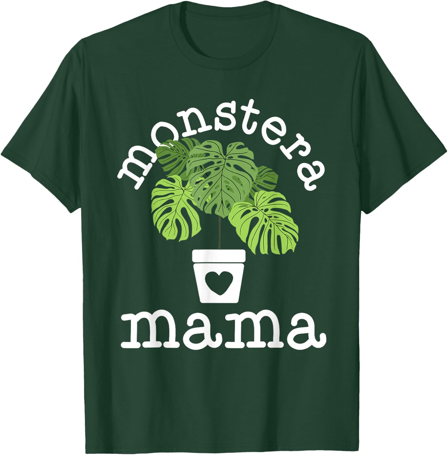 Monstera Plant Mama Shirt Plant Lovers Gift Ideas T-Shirt - T-Shirt | Forest