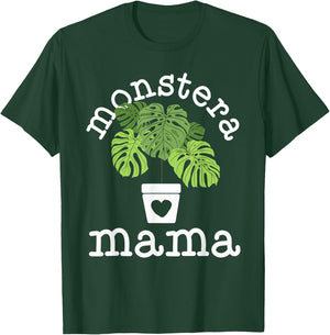 Monstera Plant Mama Shirt Plant Lovers Gift Ideas T-Shirt - T-Shirt | Forest