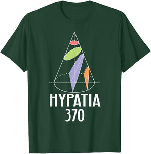 Hypatia Math Women Scientist Diagram Greek Gift T-Shirt - T-Shirt | Forest