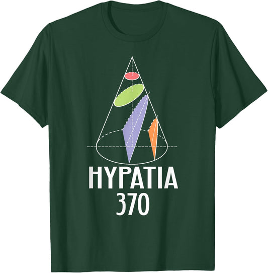 Hypatia Math Women Scientist Diagram Greek Gift T-Shirt - T-Shirt | Forest