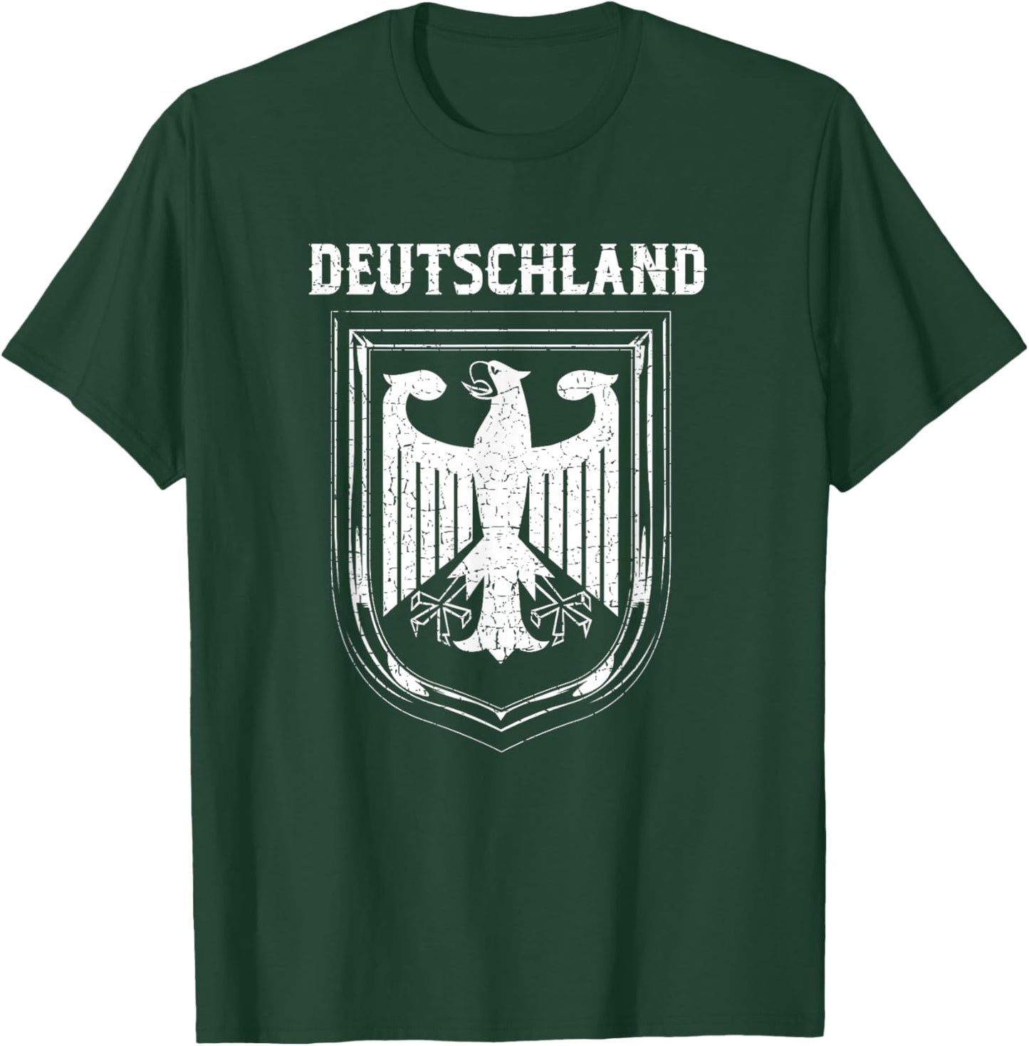 Deutschland Germany Eagle Nationalism Symbol Men Women T-Shirt - T-Shirt | Forest